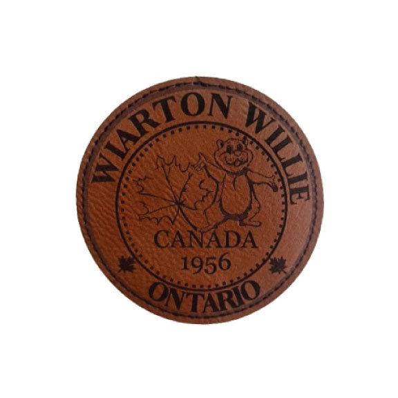 Wiarton Willie Leatherette Patch