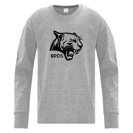 Youth BPDS Long Sleeve Tee - Athletic Heather
