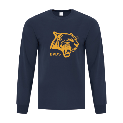 Adult BPDS Long Sleeve Tee - Navy