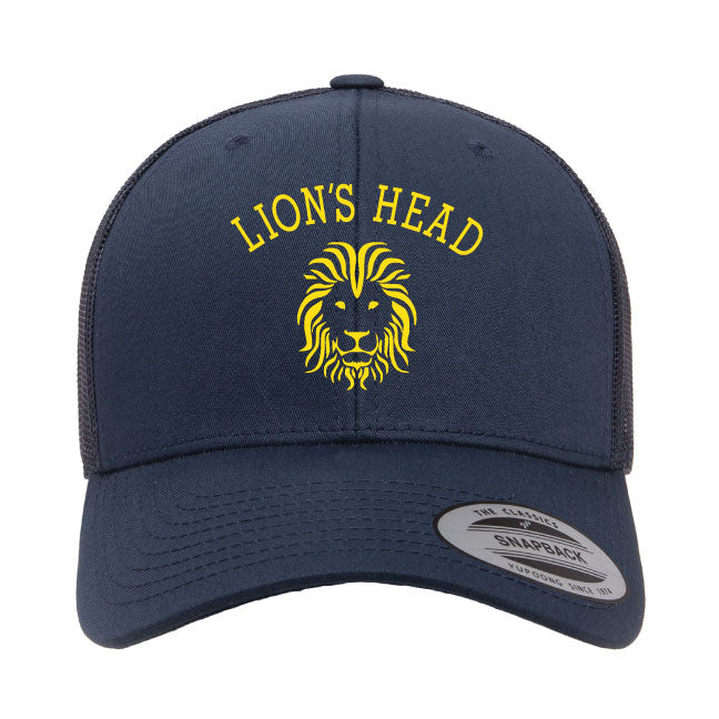 Lion's Head Minor Ball Retro Meshback Trucker Hat