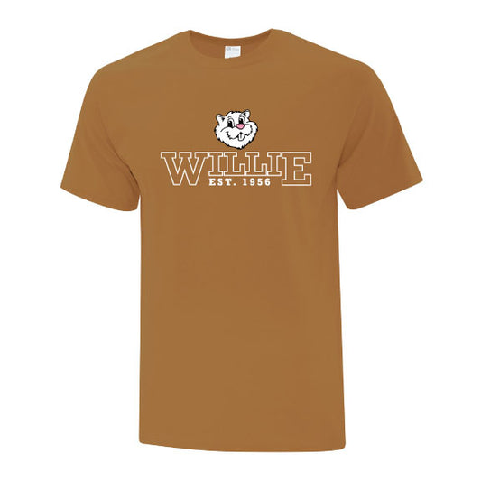 Adult Wiarton Willie Varsity Tee