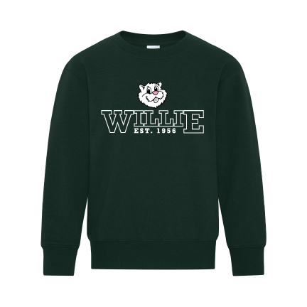 Youth Wiarton Willie Varsity Crewneck Sweatshirt